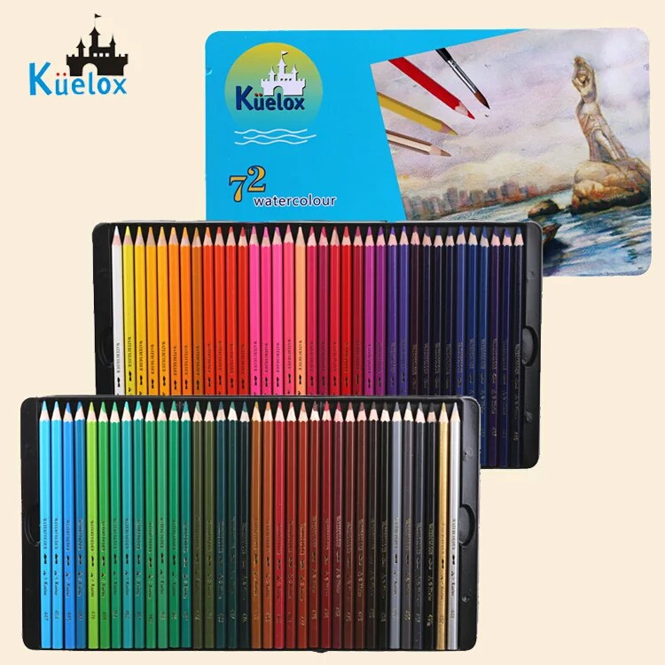 Chì nước Kuelox Watercolour pencils 72 màu