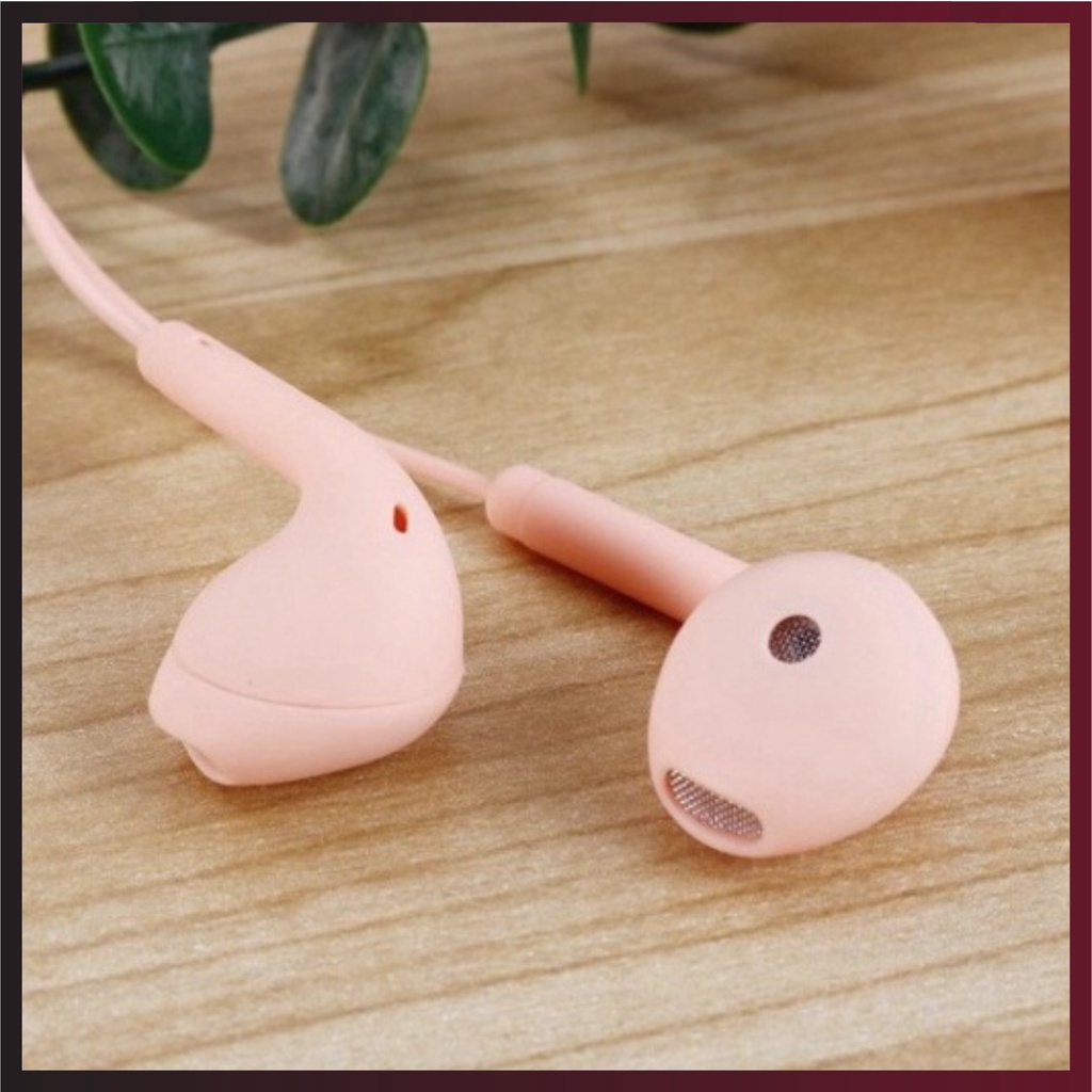 Tai nghe có dây nhét tai U19 SATOPA có mic âm thanh êm nhiều màu sắc Macaron độc lạ jack cắm 3.5mm cho điện thoại
