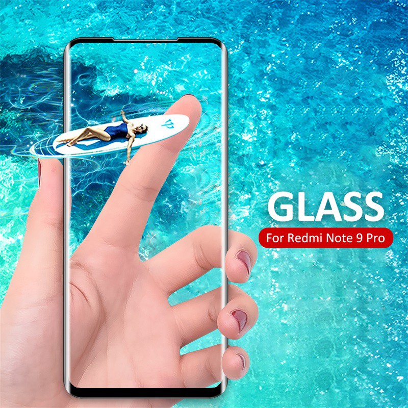 Kính Cường Lực 9D Bảo Vệ Màn Hình Cho Xiaomi Redmi Note 11 11S 10 9 8 Pro Max Poco M3 X3 GT 9S 10S 9T 9A 9C 9