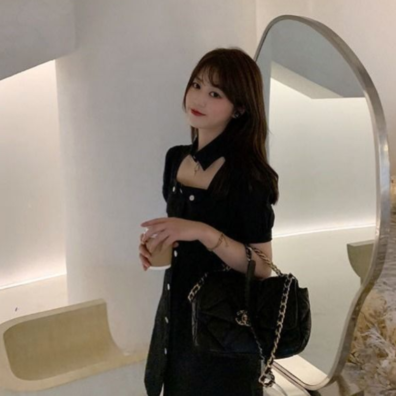 Đầm tay phồng chít eo thời trang cho nữ | BigBuy360 - bigbuy360.vn
