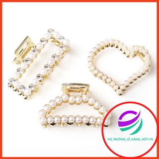 SÉT 3 KẸP TÓC ĐÍNH HẠT ĐÁ HÀN QUỐC CỰC XINH