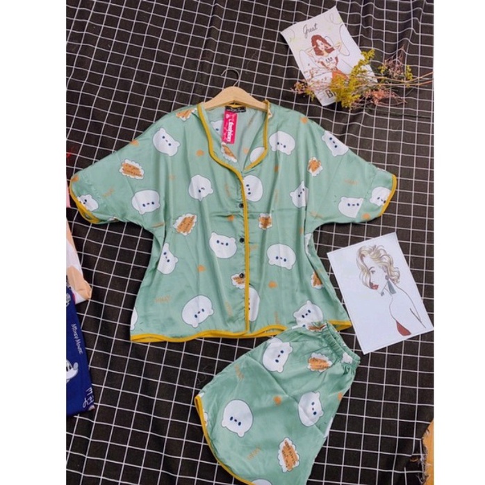 (HCM) Bộ đồ ngủ Lụa latin siêu mát. | BigBuy360 - bigbuy360.vn