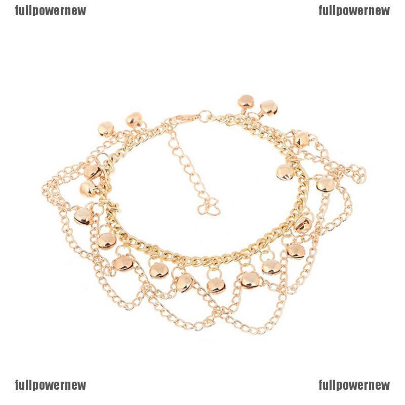 Lắc cổ chân mạ vàng / bạc đính đá pha lê | BigBuy360 - bigbuy360.vn