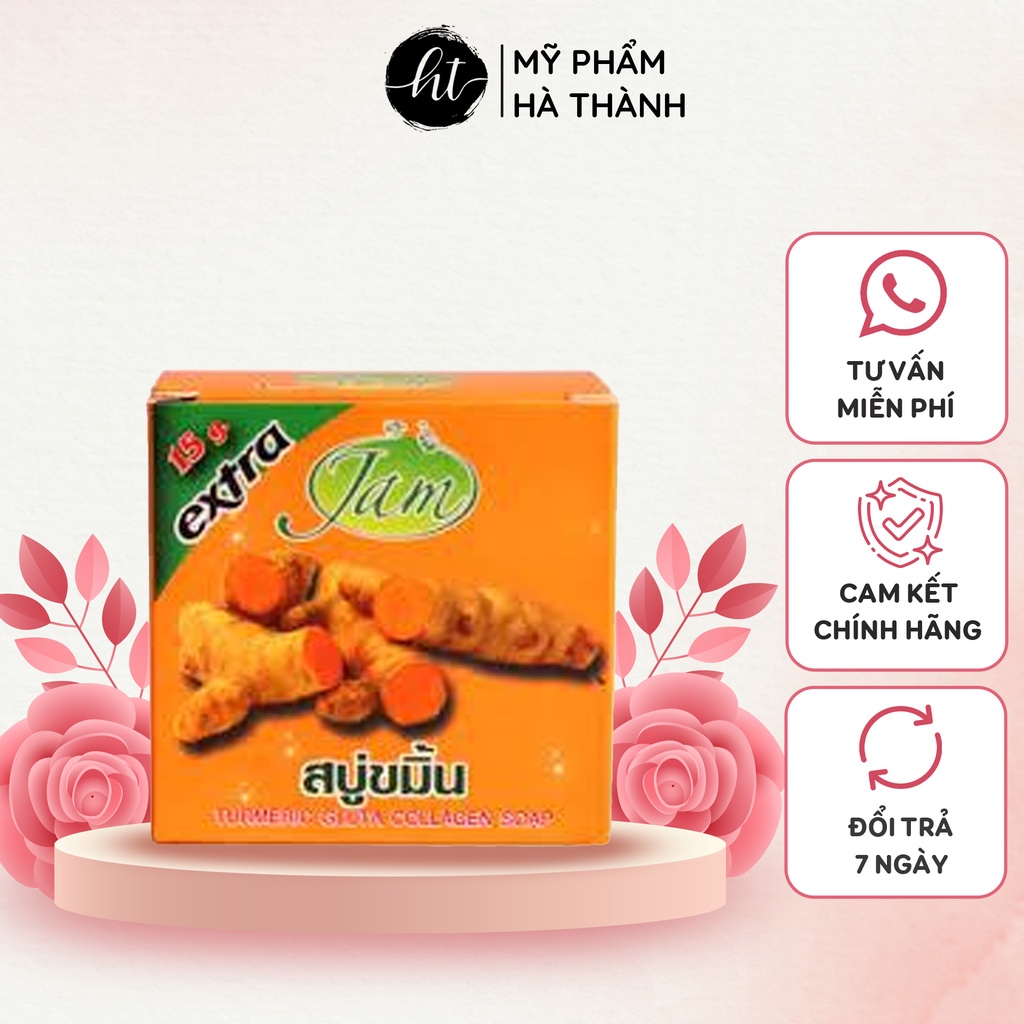 Xà phòng cám nghệ Jam Extra Thái Lan 60gram HT243