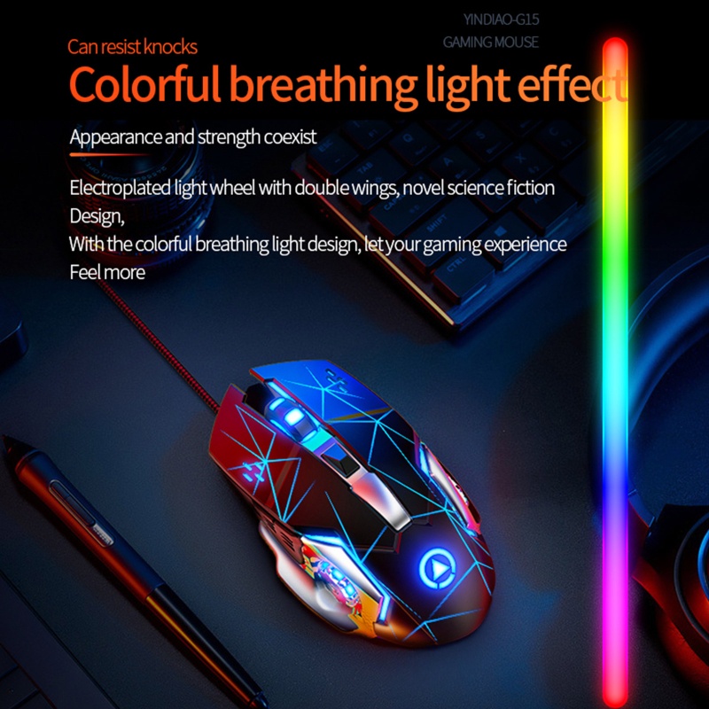 Chuột Quang Gaming 4 Mức Độ DPI Cho Máy Tính