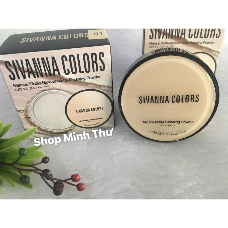 Phấn phủ bột Sivanna Colors Makeup Studio