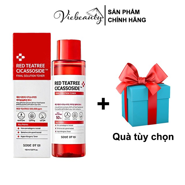 Nước Hoa Hồng Chiết Xuất Tràm Trà Đỏ Some By Mi Red Tea Tree Cicassoside Final Solution Toner 150ml - Khongcoson