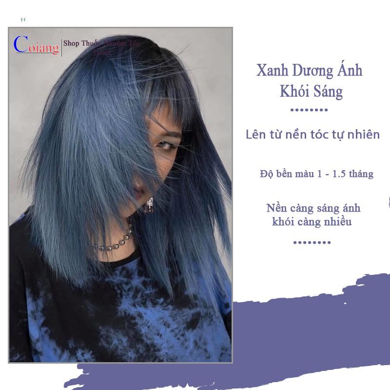 Thuốc nhuộm tóc XANH KHÓI - LIGHT BLUE SEA