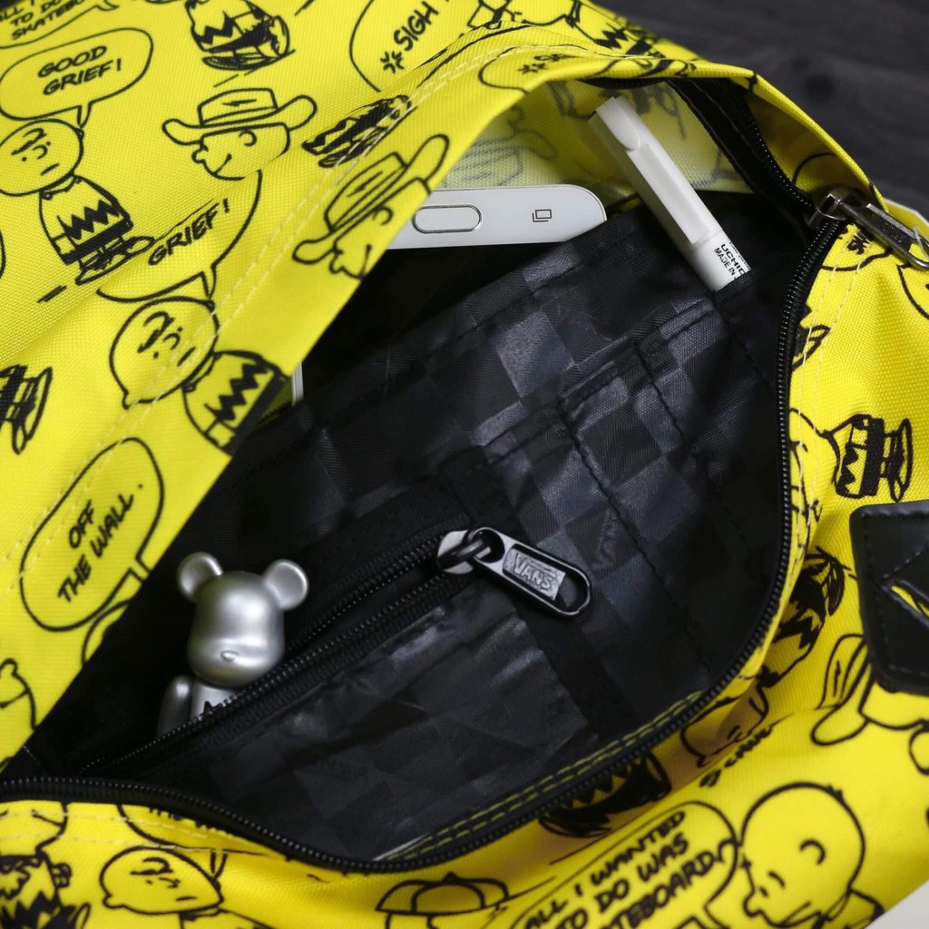 Balo Thời Trang Van.s Peanuts Snoopy Old Skool Backpack - Yellow [Chính Hãng]