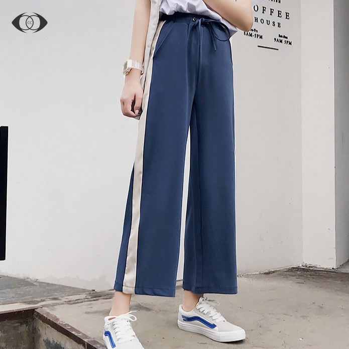 Quần Dài Nữ Ống Rộng Lưng Cao Thời Trang Hàn | BigBuy360 - bigbuy360.vn