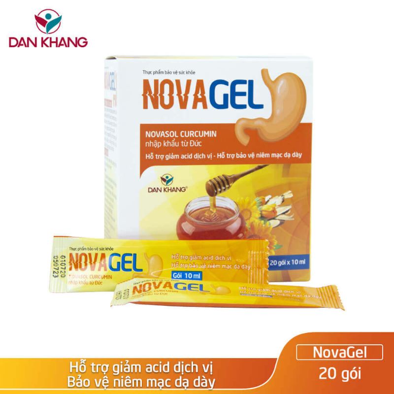 Novagel - Hỗ trợ giảm acid dịch vị, bảo vệ niêm mạc dạ dày