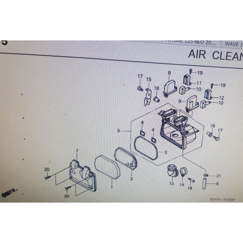 Full bộ bầu gió lắp xe Dream và wave nhỏ xịn