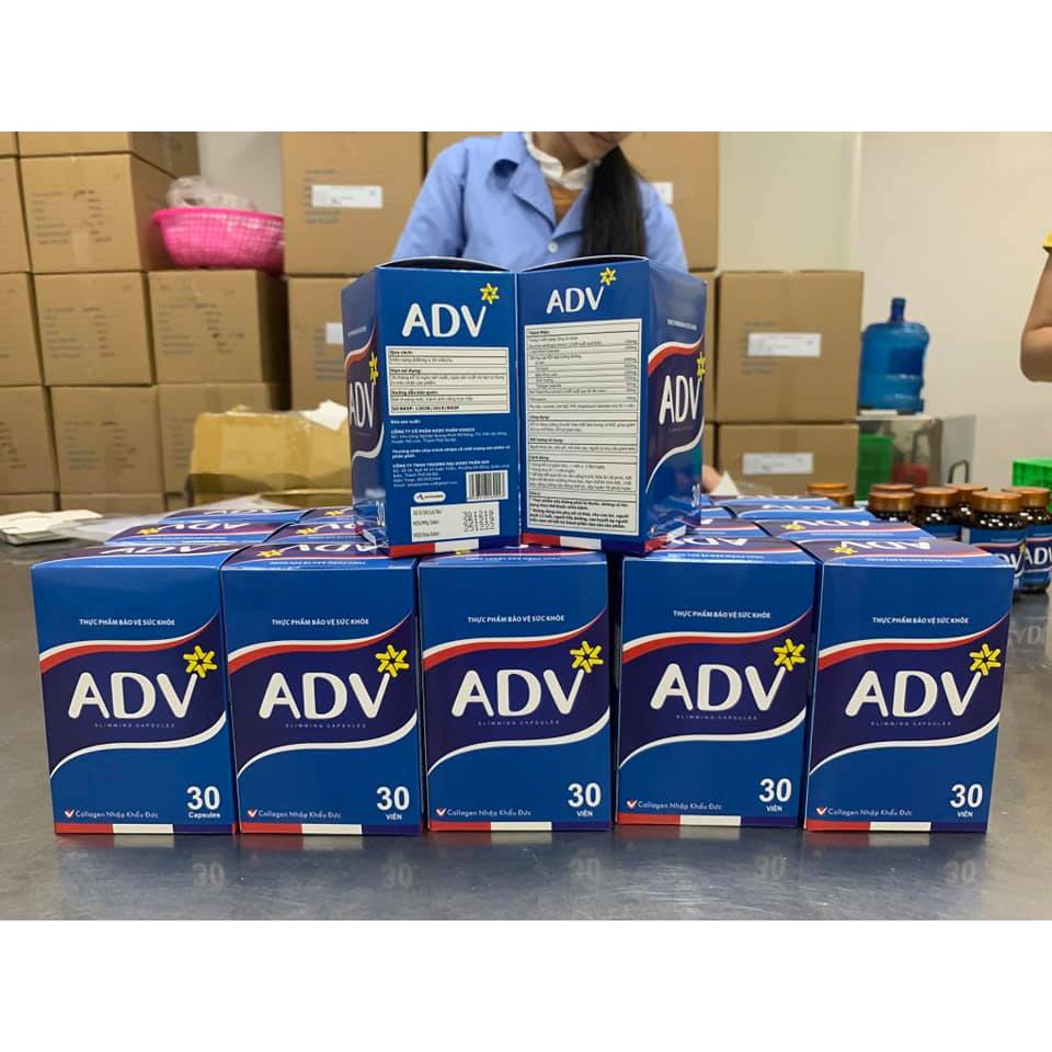 Giảm Cân Giảm Béo An Toàn Hiệu Quả ADV SLIMMING CAPSULES dùng cho Người Thừa Cân Béo Phì Mỡ Máu Cao Nine's Beauty | BigBuy360 - bigbuy360.vn