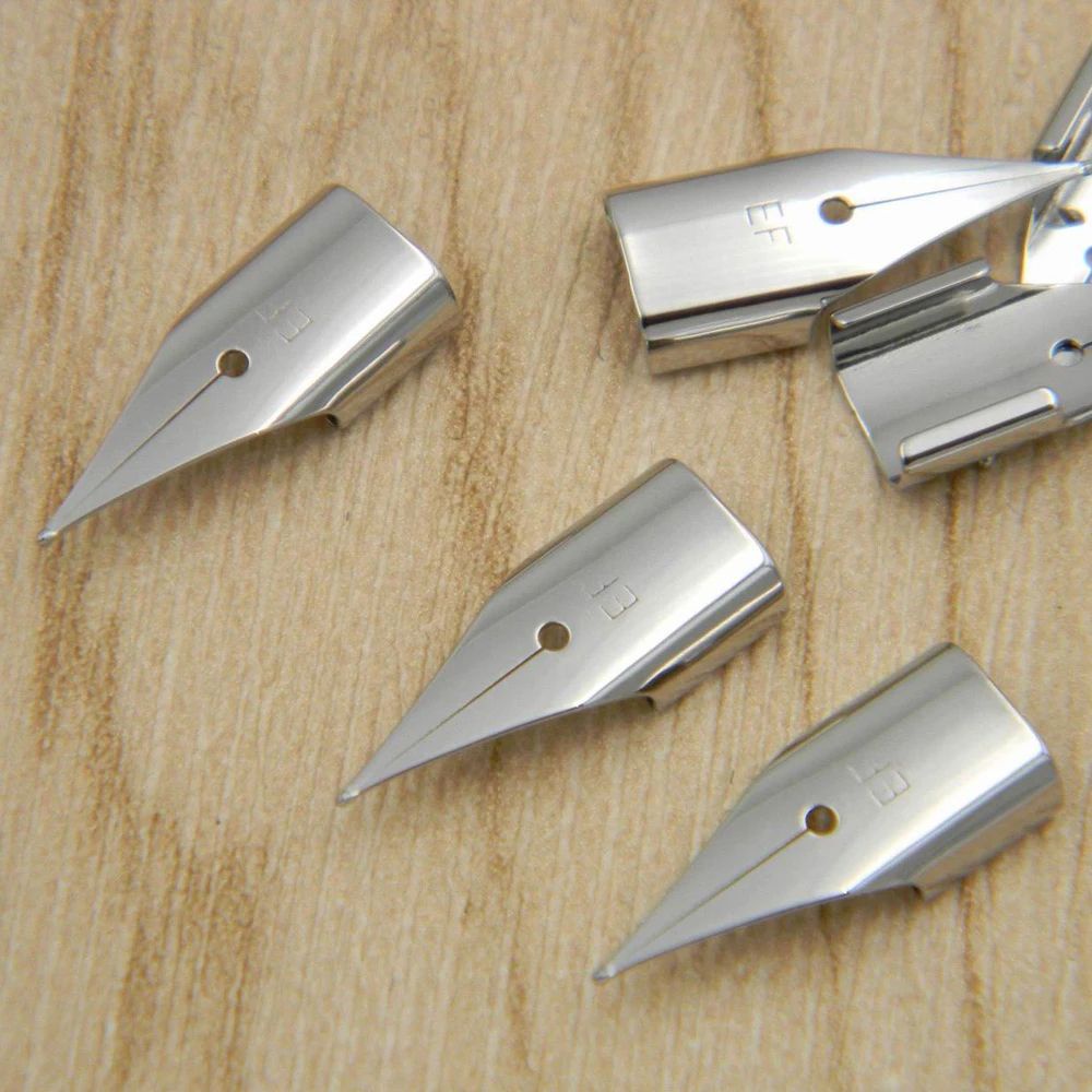 Set 5 ngòi bút máy bằng thép không gỉ 359 0.38mm/0.5mm