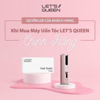 [🆂🅰🅻🅴] LET’S QUEEN  Máy Uốn Tóc Hàn Quốc CHÍNH HÃNG