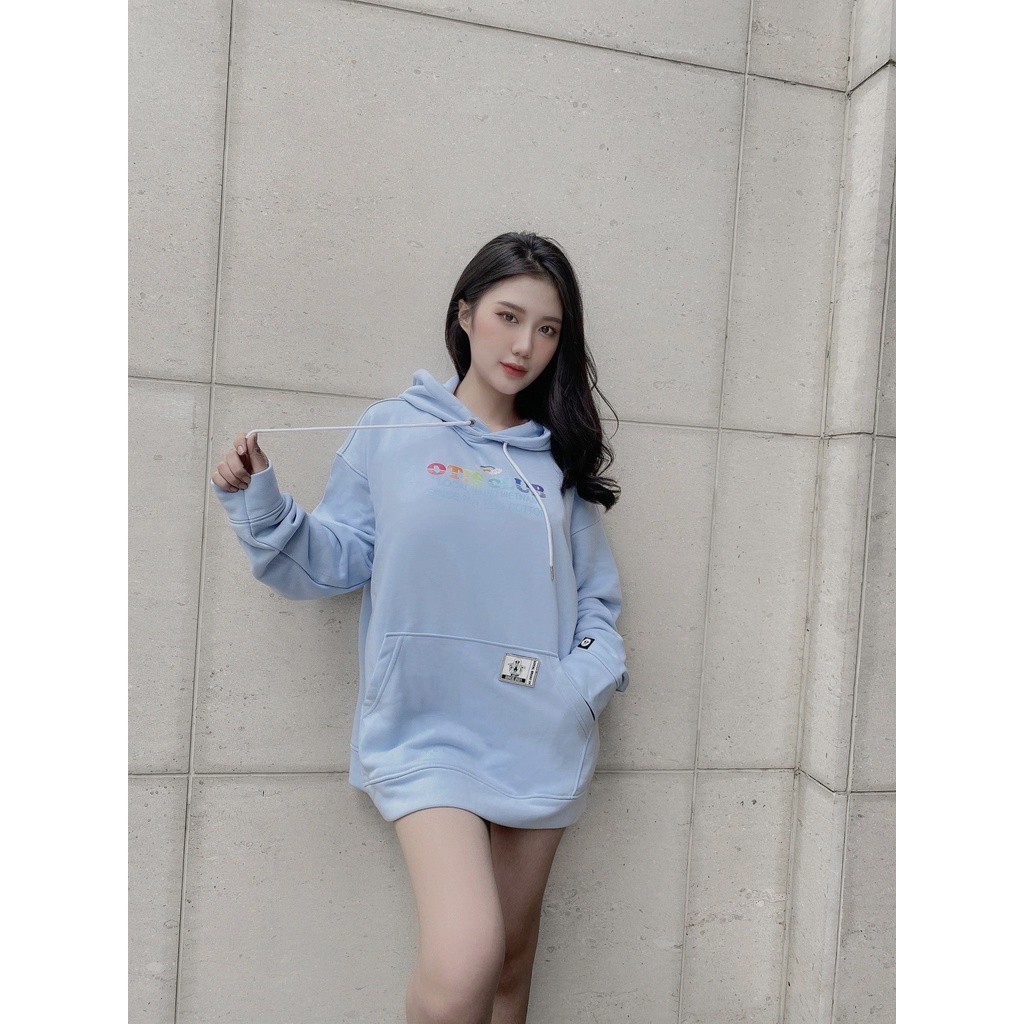 Áo khoác hoodie chui đầu nỉ cotton Local Brand OTIS CLUB - HOODIE RAINBOW