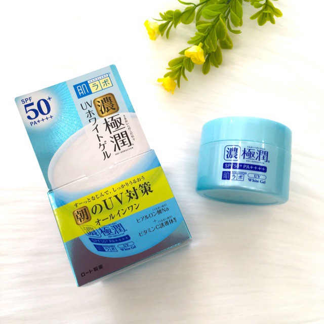 ROHTO- Kem dưỡng trắng HadaLabo SPF 50+(90g)