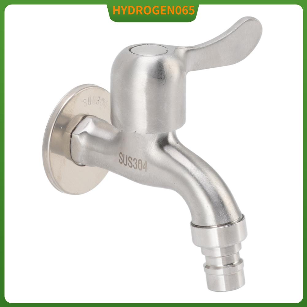 Hydrogen065 Hydrogen065 Máy giặt G1 / 2 Vòi Chống rò rỉ Nước lạnh treo tường bằng thép không gỉ cho nhà bếp sân vườn