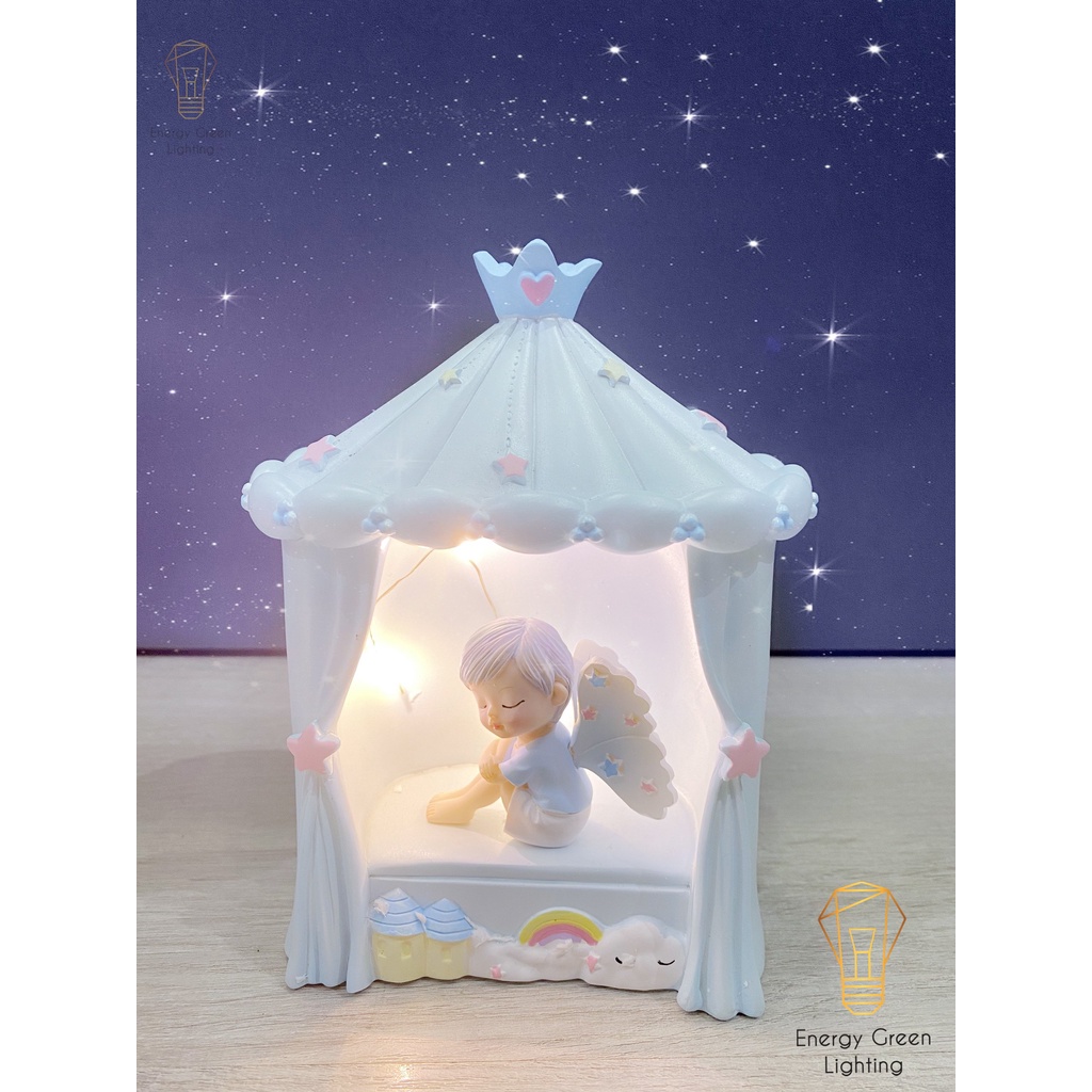Đèn ngủ trang trí Energy Green Lighting - cô bé siêu dễ thương - món quà cho bé và trang trí decor căn phòng