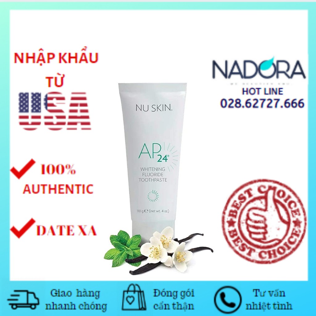 Kem Đánh Răng Nu Skin Ap 24 Whitening Fluoride Toothpaste (110g)