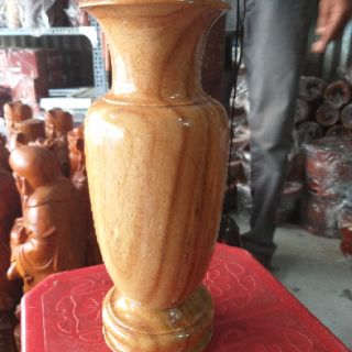 Ống đựng nhang gỗ gỏ cao 25cm