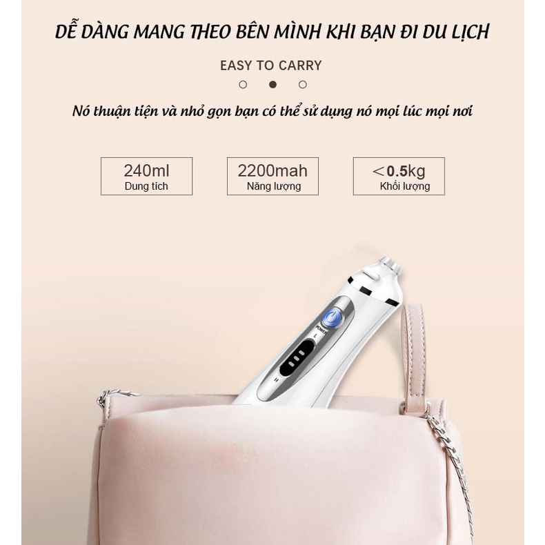 Máy Tăm Nước Cầm Tay Chính Hãng WaterPulse V400 Plus