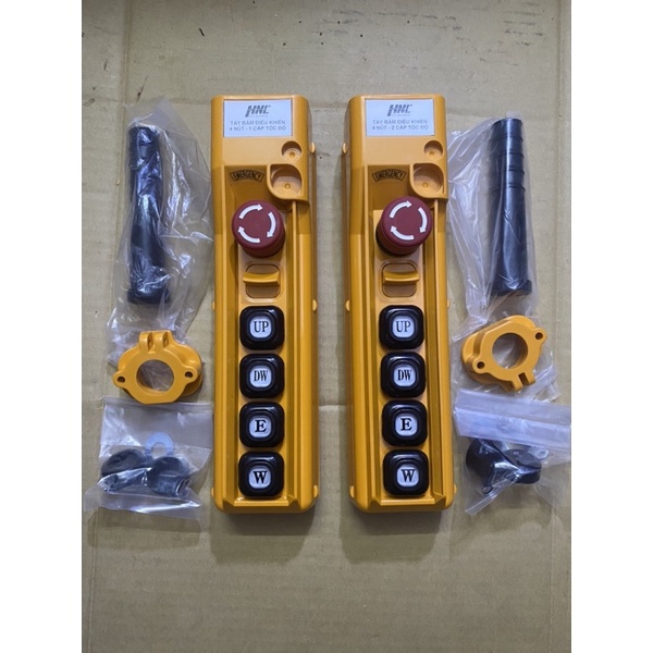 Tay bấm điều khiển pa lăng, cầu trục - Loại 4 nút