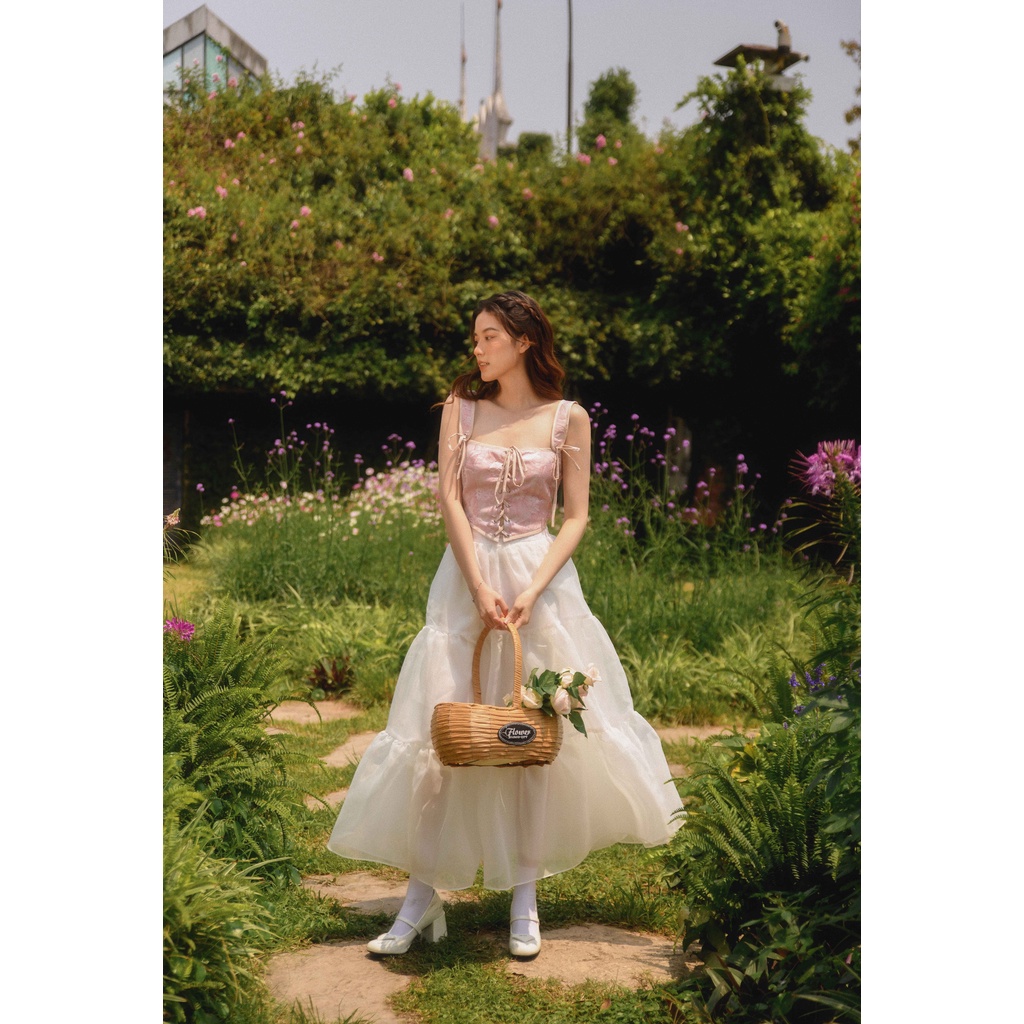 Áo Corset hai dây bản to The Peachy- Nora Top