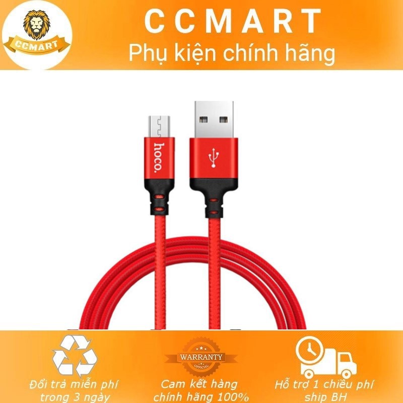 [Android 2M] Cáp sạc HOCO X14 cổng Micro USB cho Android - Hàng chính hãng