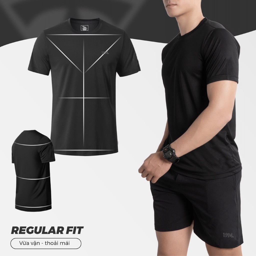 Áo thun nam Gấu 194 vải thun lạnh co dãn 4 chiều, phong cách thể thao - gym - bóng đá, from slim fit - Craws