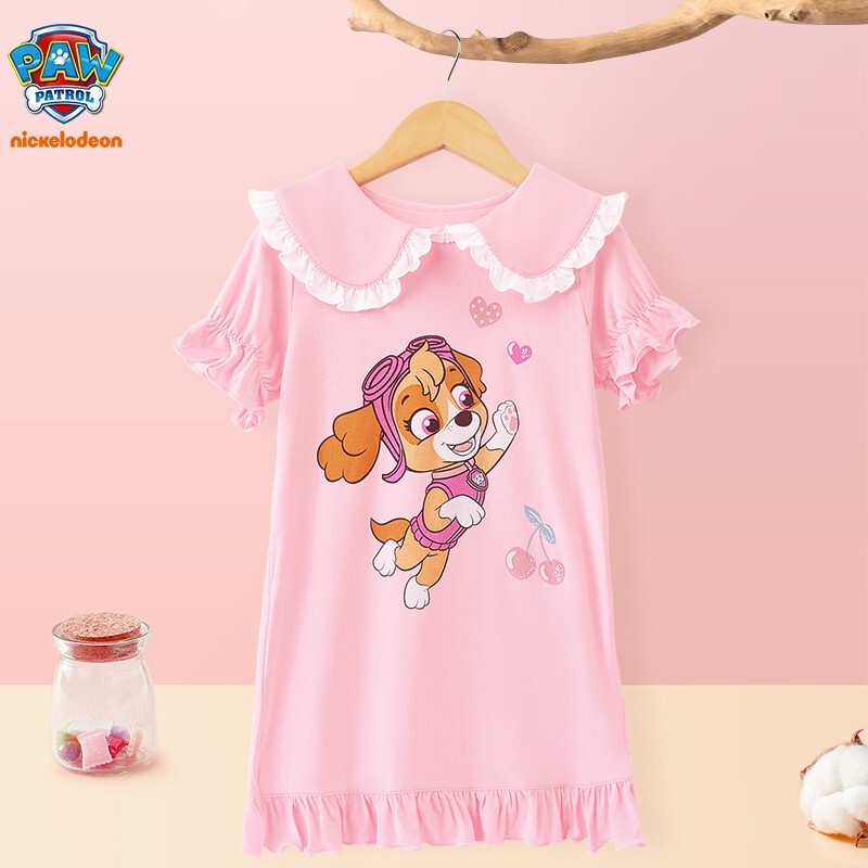 Đầm Ngủ Họa Tiết PAW Patrol Xinh Xắn Cho Bé Gái