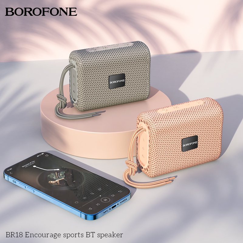 Loa Bluetooth BOROFONE BR18 nhỏ gọn, Bass mạnh mẽ, to rõ, hỗ trợ di động  không dây v5.1 - Chính hãng | Shopee Việt Nam