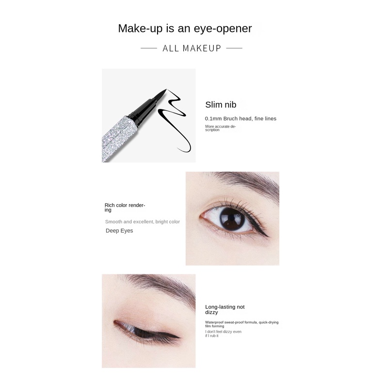 Bút Kẻ Mắt Dạng Lỏng Chống Thấm Nước Và Mồ Hôi Lâu Trôi Không Nhòe