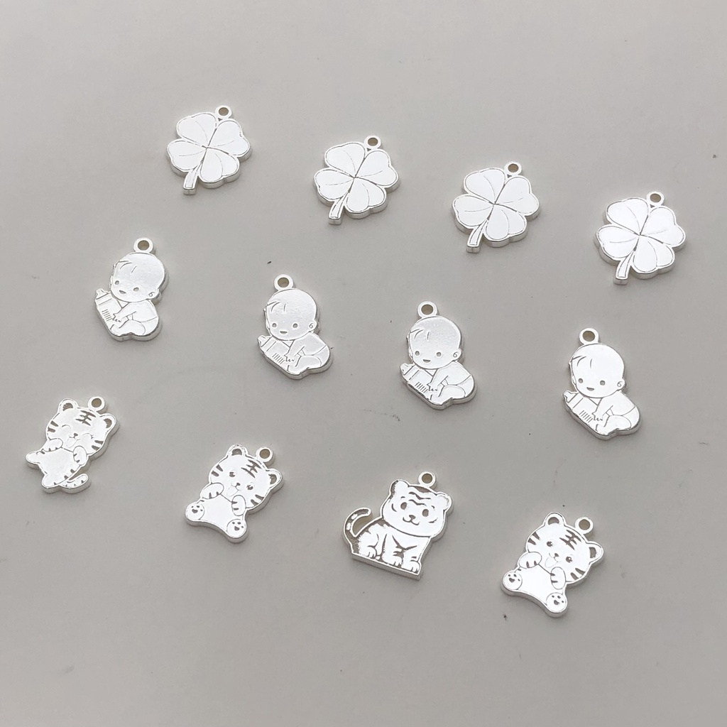 Hình treo ngộ nghĩnh mặt dây bạc charm treo bạc