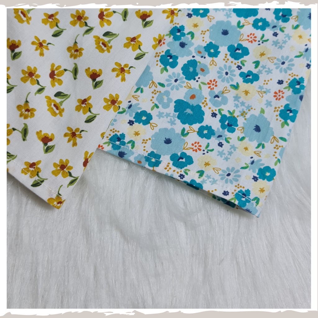 🔥Váy Ngắn Hoa Nhí Cổ V, Váy Thiết Kế 2 Lớp Dáng Chữ A Nhẹ Nhàng Phong Cách Hàn Quốc by BELLY Clothing