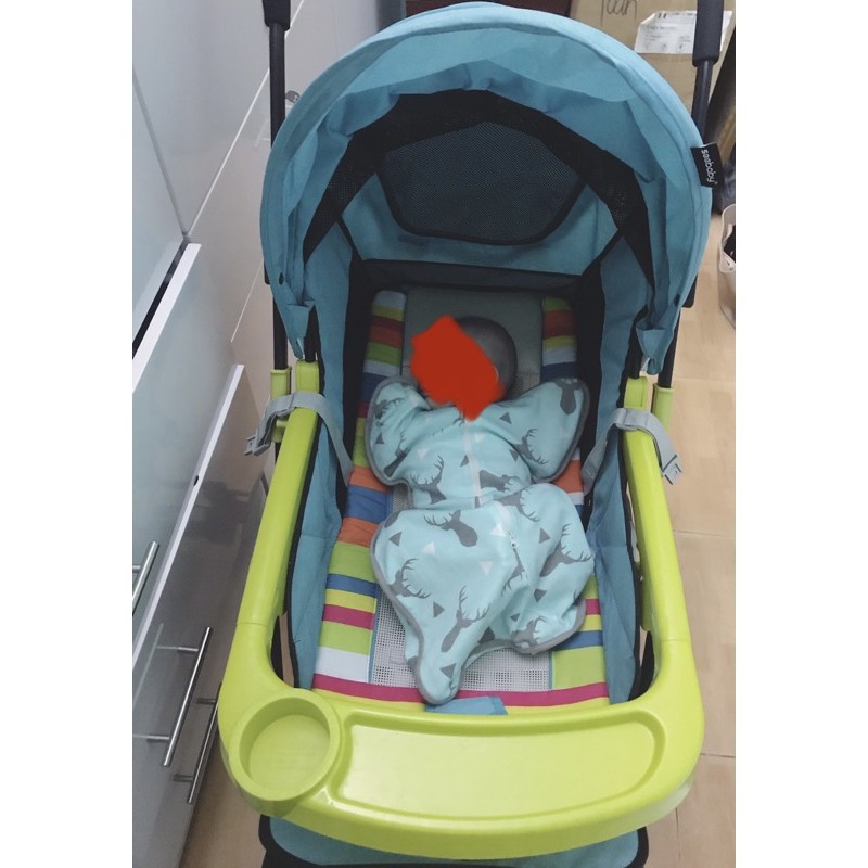 Xe đẩy Seababy T11 xanh lá cho bé (Ít xài thanh lý)