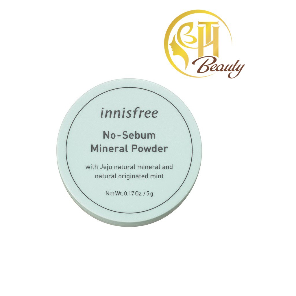 Phấn phủ kiềm dầu dạng bột khoáng Innisfree No Sebum Mineral Powder 5g - HTbeauty