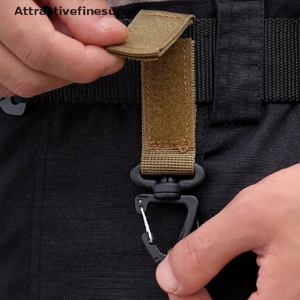 ASVN Outdoor Carabiner Nylon Tactical Backpack Key Hook Buckle System Buckle Hanging .