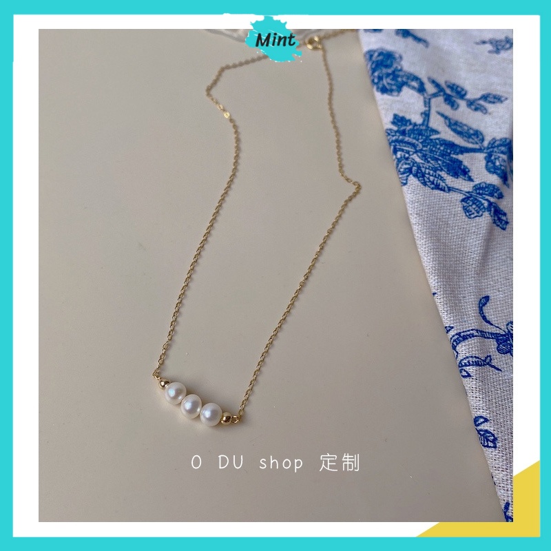 Vòng Cổ Nữ ❤️FREESHIP❤️ Dây Chuyền Ngọc Trai Nhân Tạo Phong Cách Bohemian - Dây Chuyền Nữ Hợp Kim Mạ Bạc