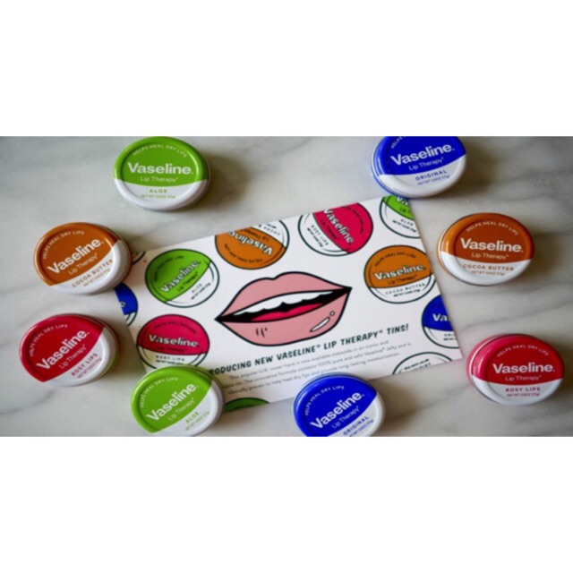 Dưỡng môi Vaseline Hũ UK
