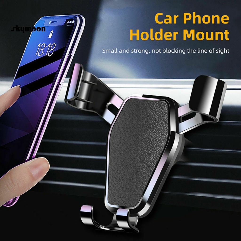 Giá Đỡ Điện Thoại Hình Tam Giác Có Kẹp Tự Động Sáng Tạo Cho Xe Hơi