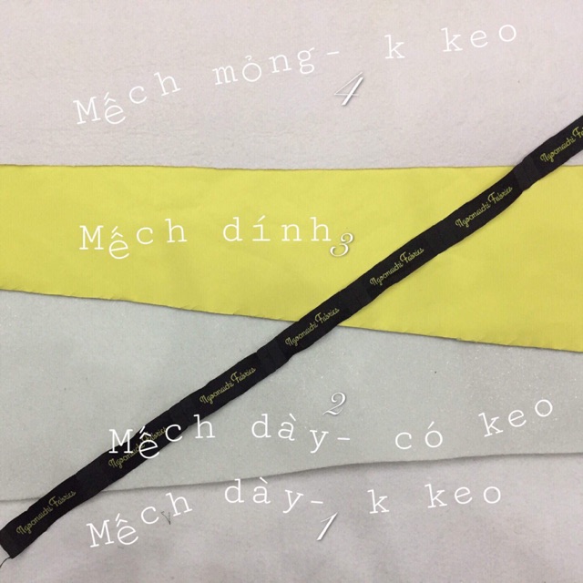 Bông mếch làm túi