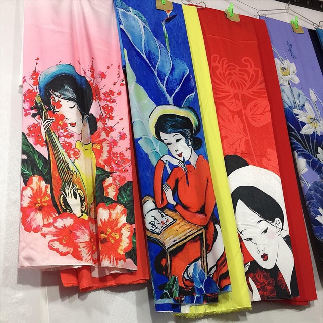 Áo dài lụa