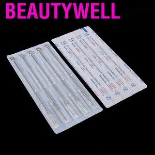 Beautywell Bộ 50 kim đinh loại 1RL / 3RL 5RL 7RL 9RL chất liệu thép không gỉ an toàn tiện lợi