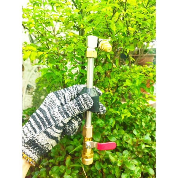 Bộ béc xịt rửa xe , vệ sinh máy lạnh xoay 360 dài 40cm.