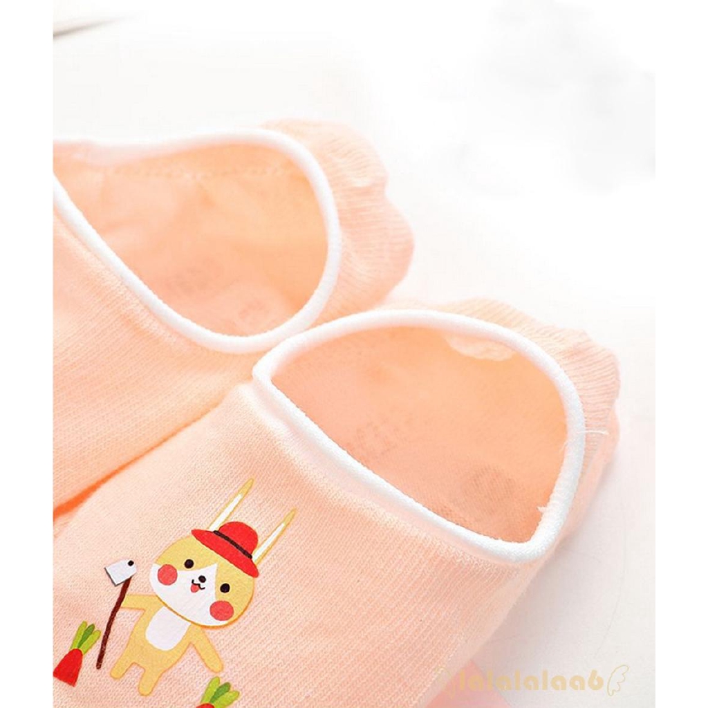 Set 3 đôi vớ chất cotton mềm mại chống trượt dành cho em bé