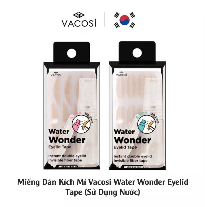 Miếng Dán Kích Mí Vacosi Water Wonder Eyelid Tape (Sử Dụng Nước)