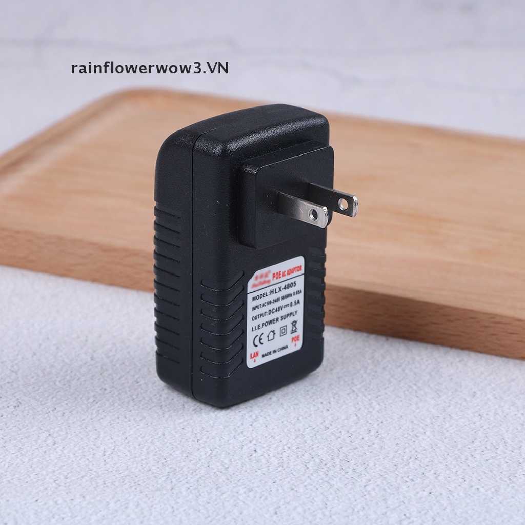 Bộ Nguồn poe 48V-0.5A Phích Cắm Tường Cho Điện Thoại / camera