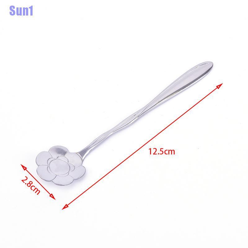 Thìa Thép Không Gỉ Sun1 Với Hoa