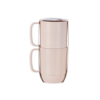 Combo 02 Cốc Uống Nước Cao Amori 350ml bằng nhựa PP Nguyên sinh cao cấp an toàn cho bé - Inochi Nhật Bản
